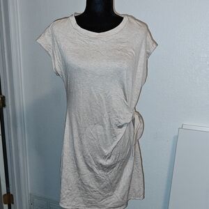 See you Monday Cream Dress sz M